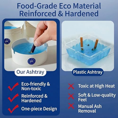 Li&Zhao Disposable Ashtrays 25-Pack Disposable Ashtrays - Image 5