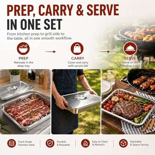 Grill Prep & Serve Tray Set - Image 4