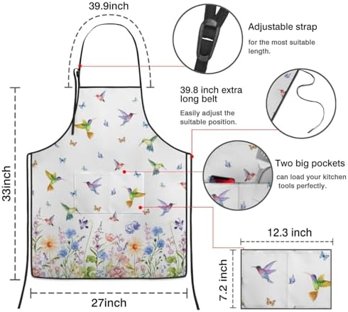 Hummingbird Kitchen Aprons - Image 6