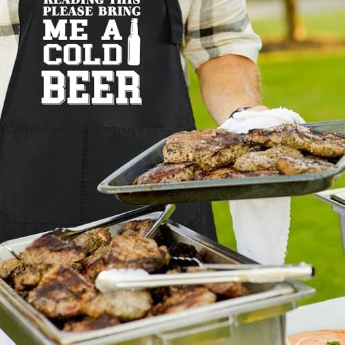 Rosoz Funny BBQ Black Chef Aprons - Image 5