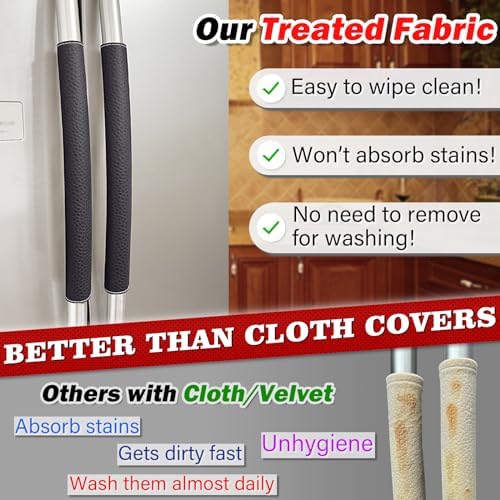 Refrigerator Handle Covers, Adjustable Appliance Handle Covers, Keep Your - Image 3
