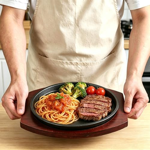 Cast Iron Fajita Plate, Skillet Pan, Steak Platter - Image 5