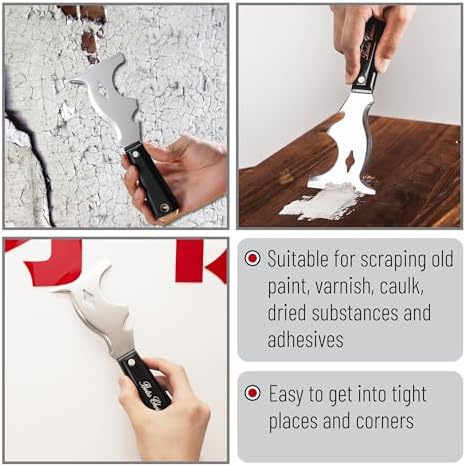 Bates- Paint Scraper, 10 in 1 Painters Tool, Painters Tool, Painters Knife - Image 5