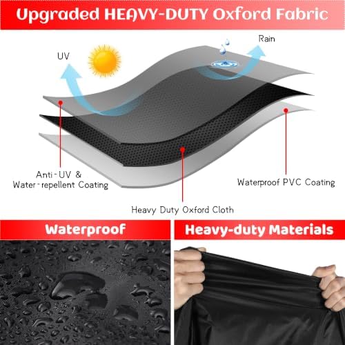 Griddle Cover, 28 Inch BBQ Gas Grill Cover - Image 2