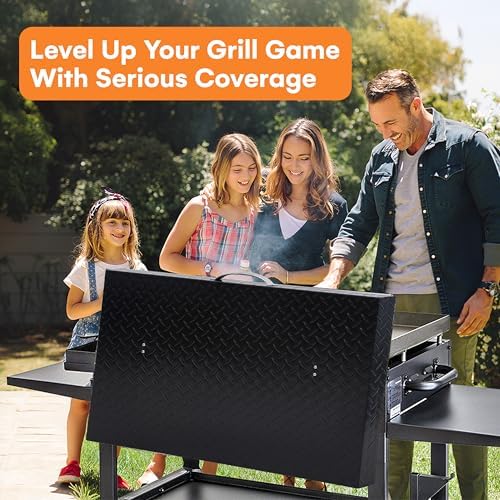 Flybold 28 Inch Blackstone Griddle Hard Cover, Aluminum Flat Top Grill Lid - Image 2