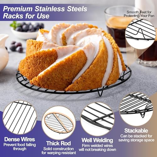 P&P CHEF 7.5 Inch Cooking Rack Round - Image 3