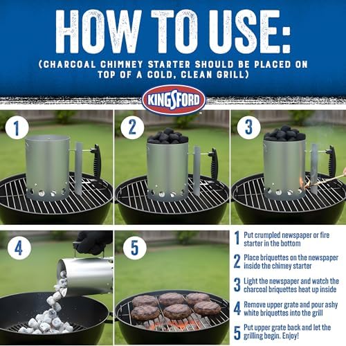 Kingsford Compact Charcoal Chimney Starter - Image 4