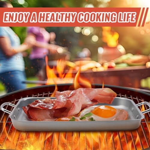 Grill Pan - 11'x15'' BBQ Grill Topper - Image 6