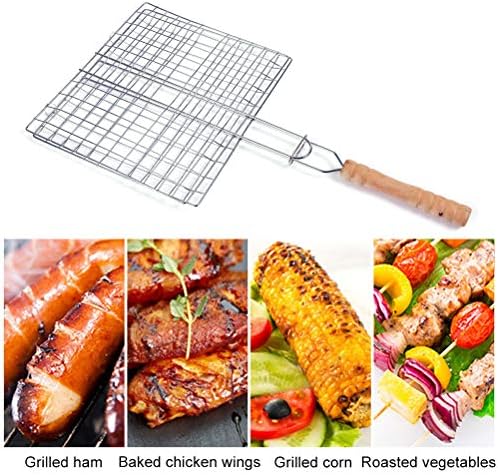 1Pcs Portable BBQ Grill Basket Long - Image 2