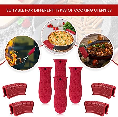 Patelai 8Pcs Silicone Cast Iron Handle Cover - Image 6