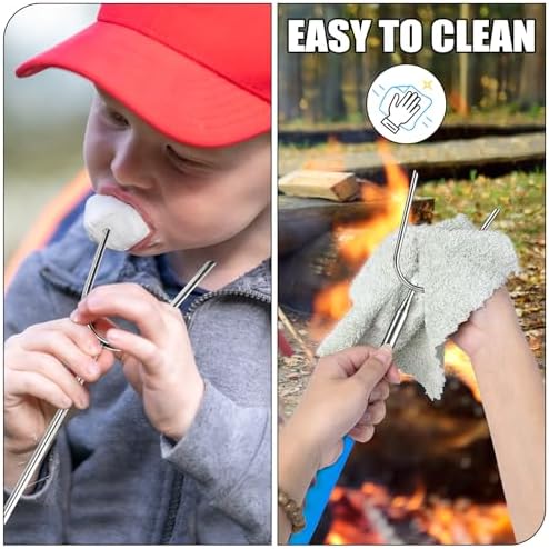 Briout Marshmallow Roasting Sticks 12 Colors Extra Long 45'' Stainless - Image 4