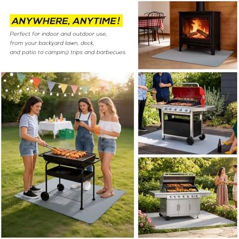PAWBOSE 65x48 Inch Under Grill Mat - Image 7