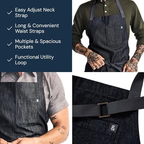 hedley & bennett Essential Chef Apron - Image 4