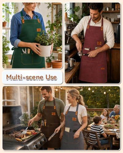 Teskyer Canvas Kitchen Apron - Image 6