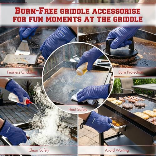 KITCHEN PERFECTION XL Silicone Griddle Gloves - Image 4