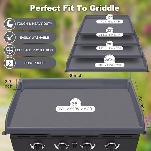 NancyL 36 Inch Silicone Griddle Cover - Image 5