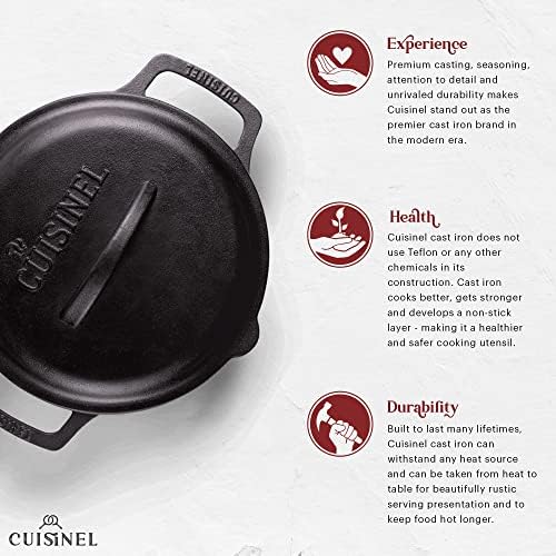 Cast Iron Skillet + Cast Iron Lid Set - Image 5