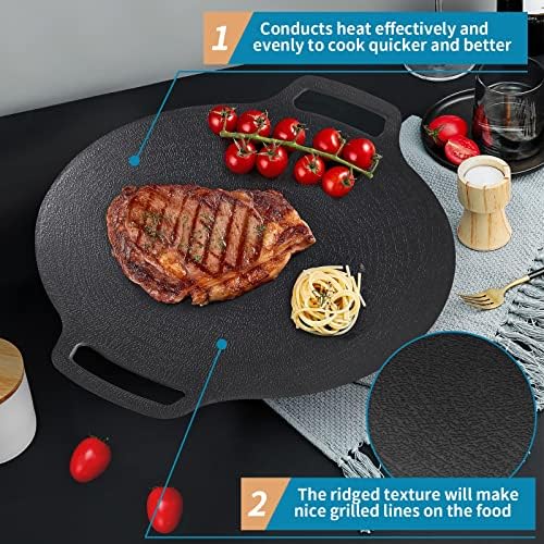Korean Grill Pan with Nonstick 6-Layer Coating, Compatible - Image 4