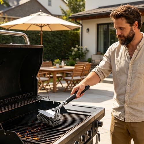 Grill Brush and Scraper Grill Grate Cleaner - Image 7