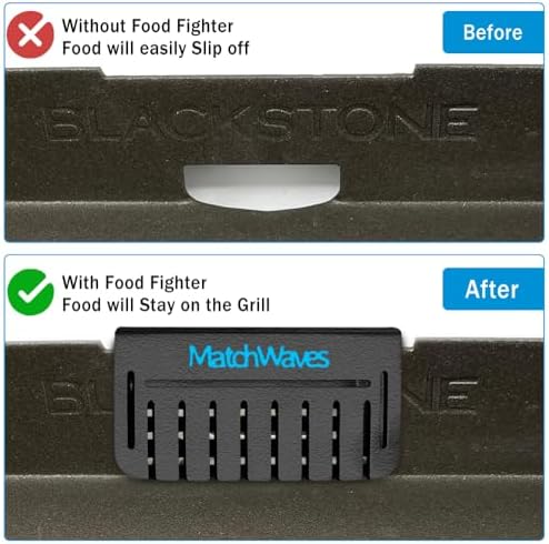 Grease Gate Blocker for Blackstone Griddle, Mesh Screen for Blocking Food from - Image 6