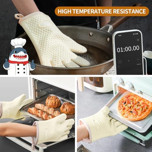 MAD SHARK Silicone Oven Mitts - Image 2