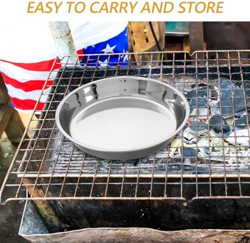 jojofuny Korean Style Stainless Steel round Bottom Plate - Image 5