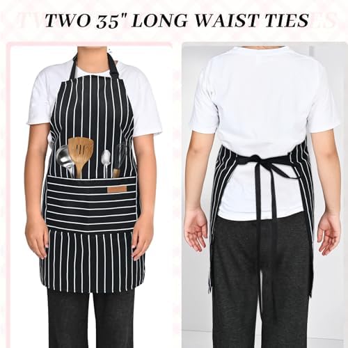 2Pack Adjustable Kitchen Apron for Women Men - Image 6