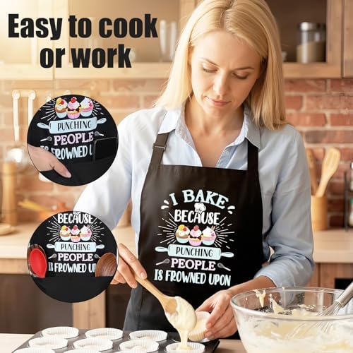 Funny Aprons for Men, Professional Kitchen Cooking Aprons - Image 5