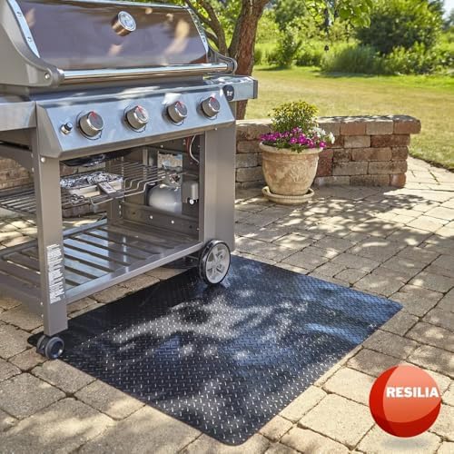 RESILIA Large Under Grill Mat – Heavy Duty, Reusable Outdoor Floor Protector - Image 2