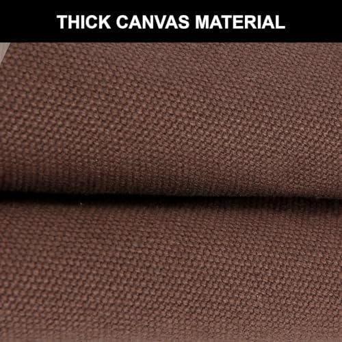 Unisex Woodworking Work Apron, 16oz Multi-Pocket Canvas Apron - Image 7