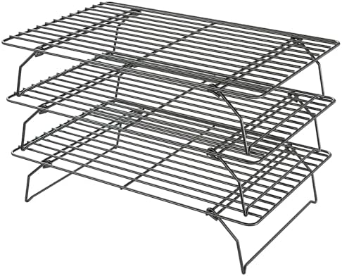 3 Tier Stackable Cooling Racks for Cooking and Baking by LIEMAND