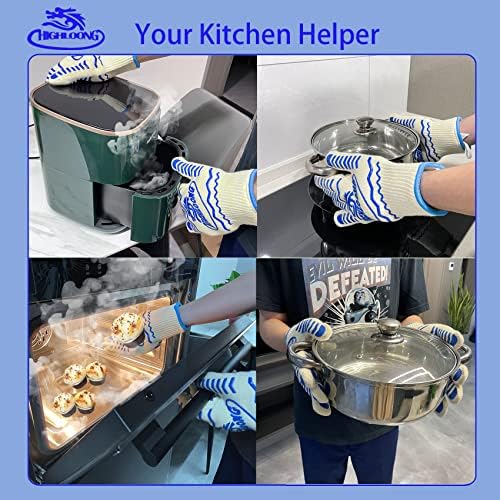 BBQ Gloves, Oven Gloves Original 2 Pack1472℉ Extreme Heat Resistant, Grilling - Image 5