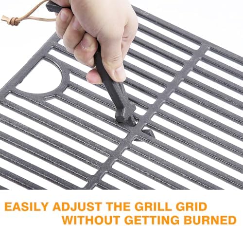 Cast Iron Barbecue Universal Grill Grid Lifter - Image 2