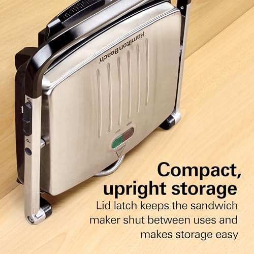 Hamilton Beach Panini Press, Sandwich Maker & Electric Indoor Grill - Image 6