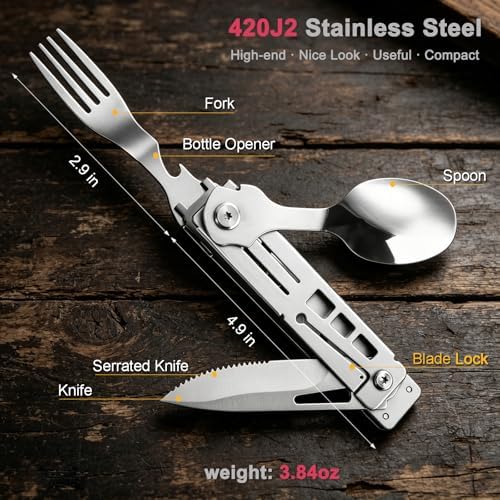 5-in-1 Camping Utensils Set - Image 2