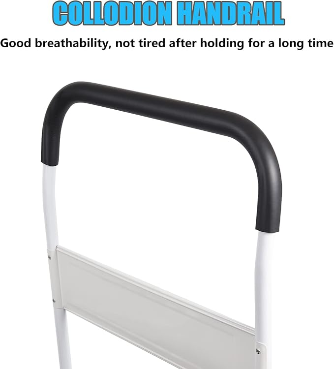 LEADALLWAY Platform Truck Large Size 880lbs Heavy Duty Foldable Push Cart 35.8x24x34.3inches White with 2 Ropes