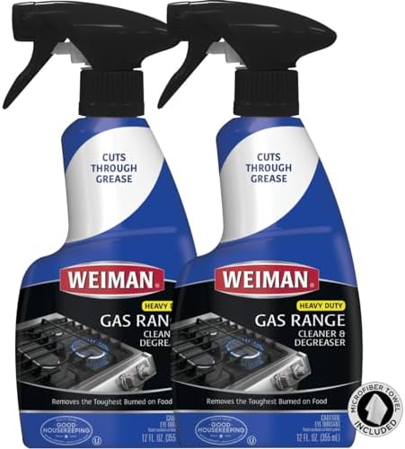 Weiman Heavy Duty Gas Range & Stove Top Cleaner and Degreaser by Weiman