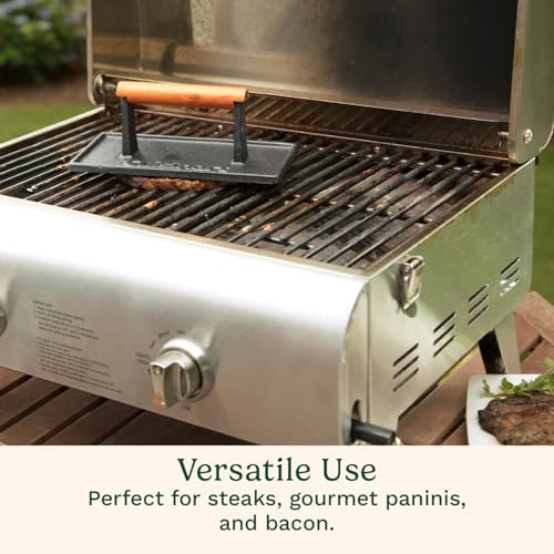 Cuisinart Burger Press with Wooden Handle, Cast Iron - Image 3