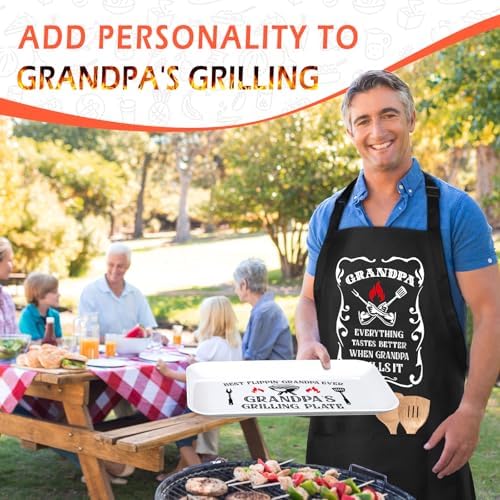 Gifts for Grandpa Fathers Day, Grandpa Birthday Gifts Personalized Grilling - Image 5