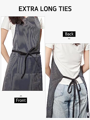 Syntus Apron for Men Women, Adjustable Cooking Kitchen Apron - Image 5