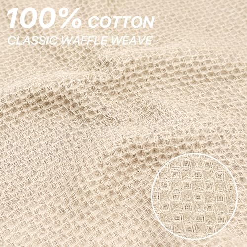 100% Cotton Waffle Weave Kitchen Dish Cloths, Ultra Soft Absorbent Quick Drying - Image 4