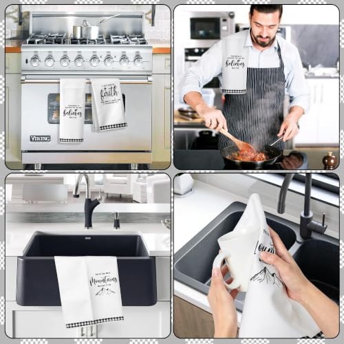 R HORSE 5 Pack Religious Christian Kitchen Dish Towels - Image 2