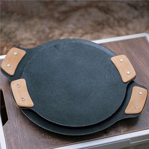 Pot Lid Knob 2pairs Solid Wood Barbecue Pan Heat Resistant Insulated Grip - Image 6