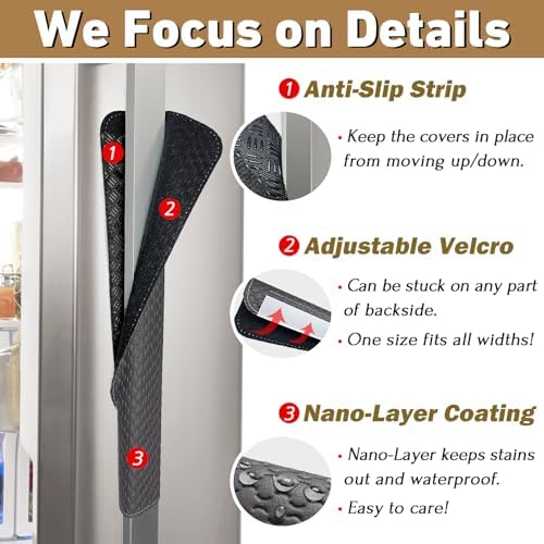Refrigerator Door Handle Covers, Performance Appliance Handle Covers, Non-Slip - Image 4