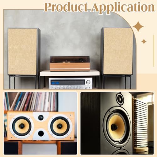 BENECREAT 39x57.5 inch Speaker Grill Cloth, Linen Single Layer - Image 5