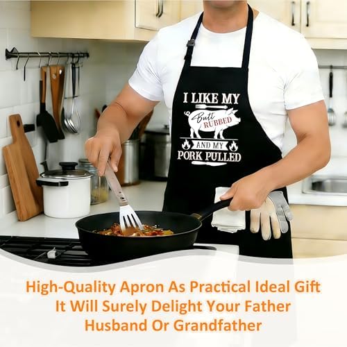 Funny Aprons For Men, Father's Fathers Day Kitchen Gifts For Dad Father Daddy - Image 6