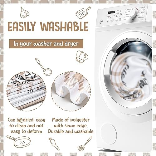 R HORSE 5Pcs Funny Kitchen Towels Funny Saying Dish Towel Baking Lover Gift - Image 4