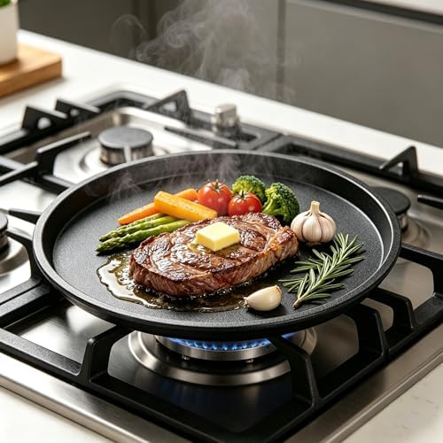 Cast Iron Fajita Plate, Skillet Pan, Steak Platter - Image 2