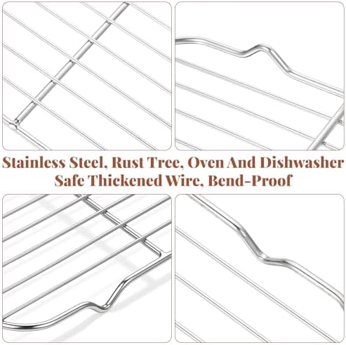Small Roasting Rack Insert, 5.3×8.5in Stainless Steel Wire Rack - Image 6