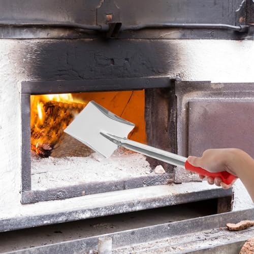 Fireplace Shovel and Ash Scoop 53cm Stainless Steel - Image 5